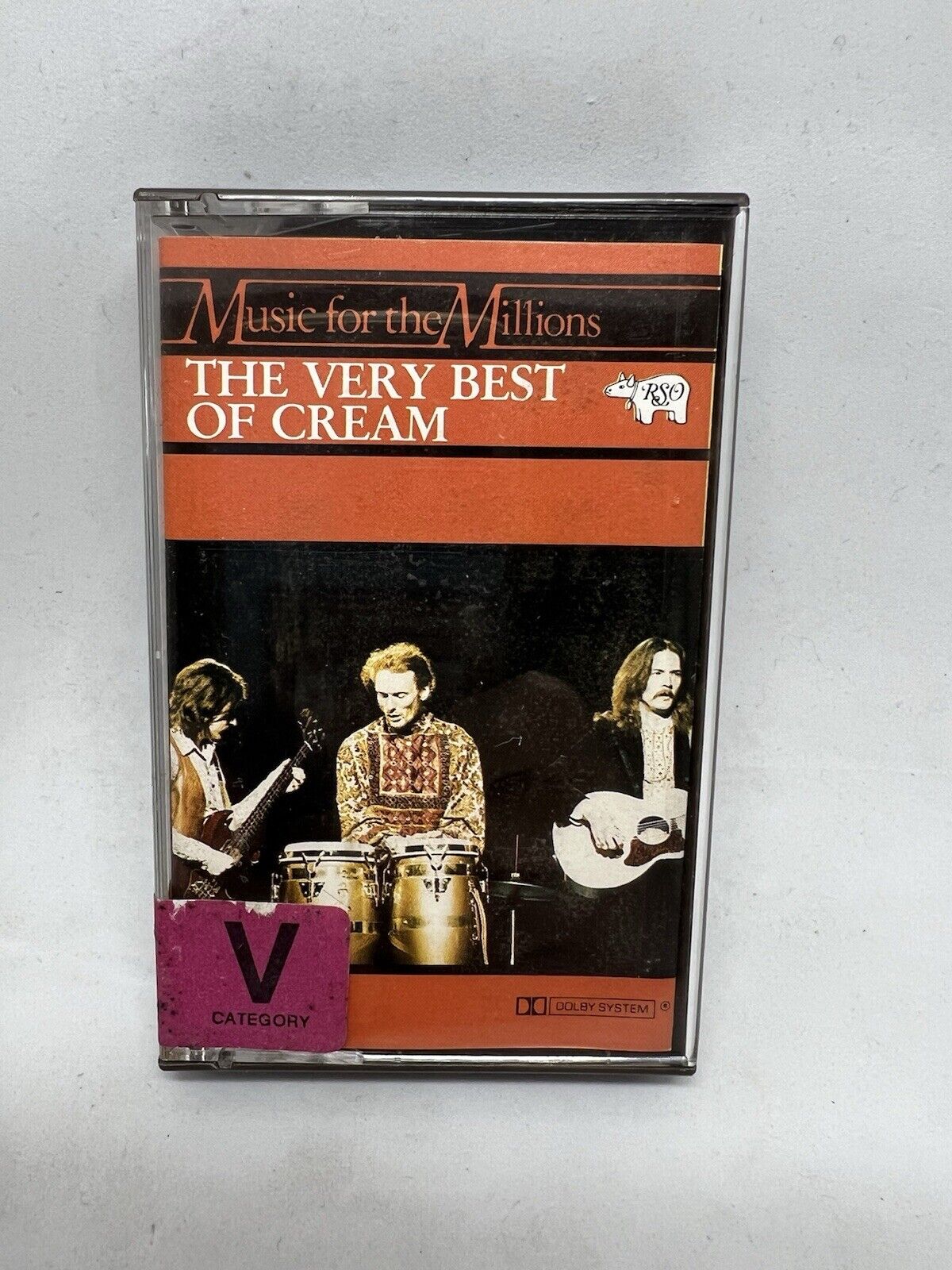 The Very Best Of Cream Cassette Tape RSO Polygram 817 172-4 Clapton Crossroads