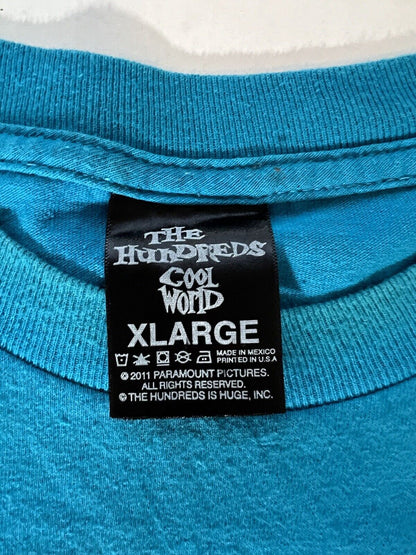 2011 The Hundreds x Cool World Holli Wood Shirt RARE Brad Pitt SS Mens XL