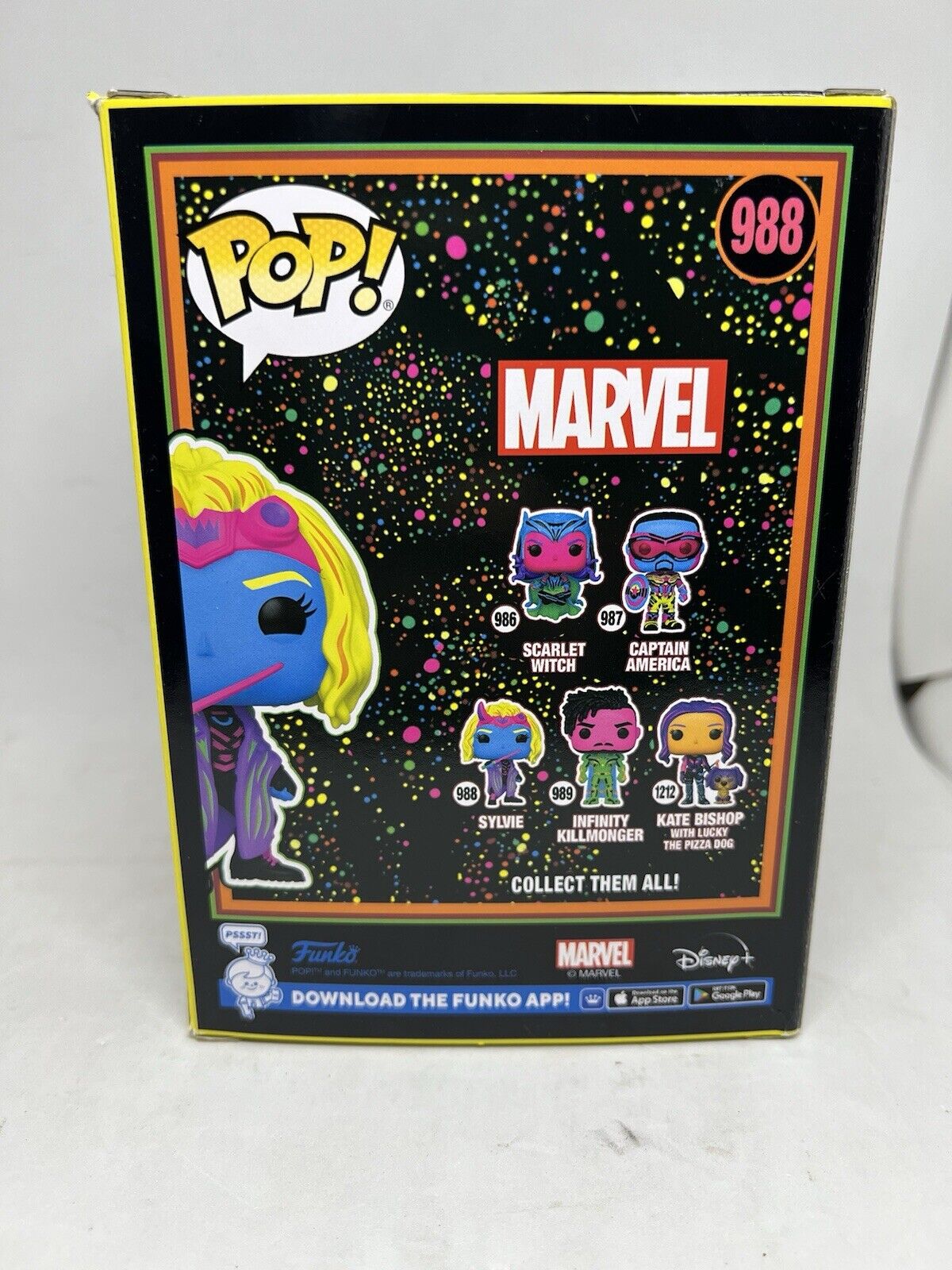 Funko Pop Loki Sylvie #988Collectible Figure In Box Black Light Target Exclusive