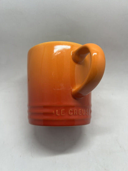 Le Creuset Stoneware 350 ML  Mug in Flame Orange Coffee Second Choix