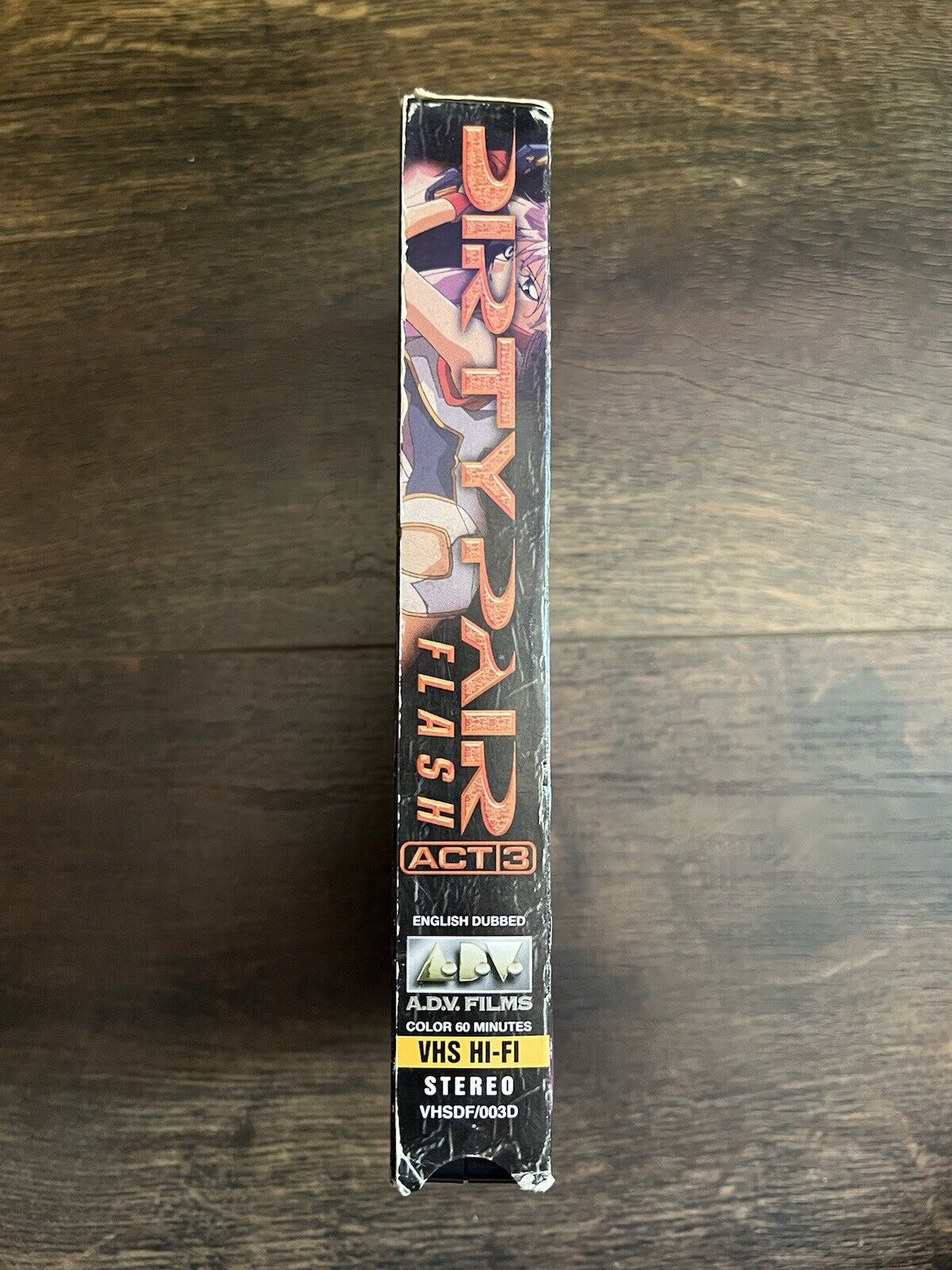 Dirty Pair Flash Act 3 Anime VHS Video Tape preowned English Dubbed ADV Films Tv