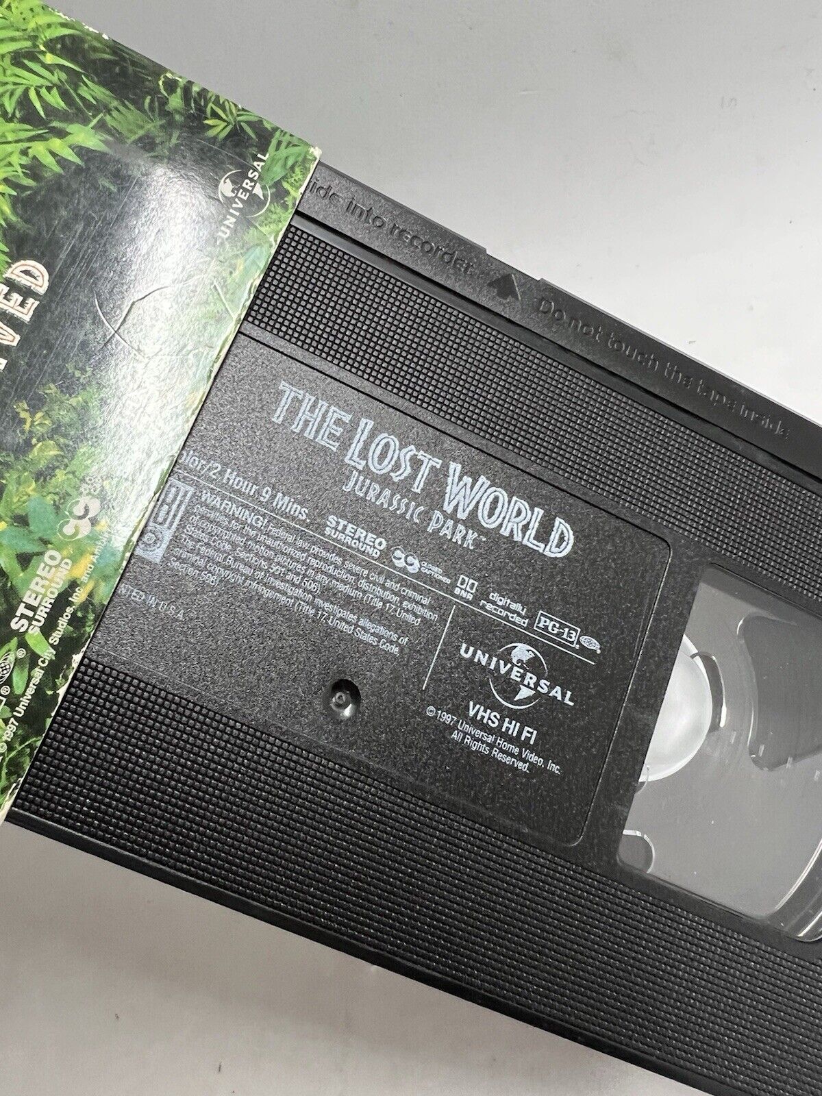 The Lost World: Jurassic Park (VHS, 1997) Tested Dinosaurs Vintage 90’s T-rex