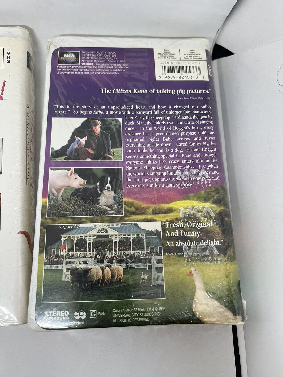 Babe And We’re Back (VHS Tape, Clamshell Case) New In Packaging