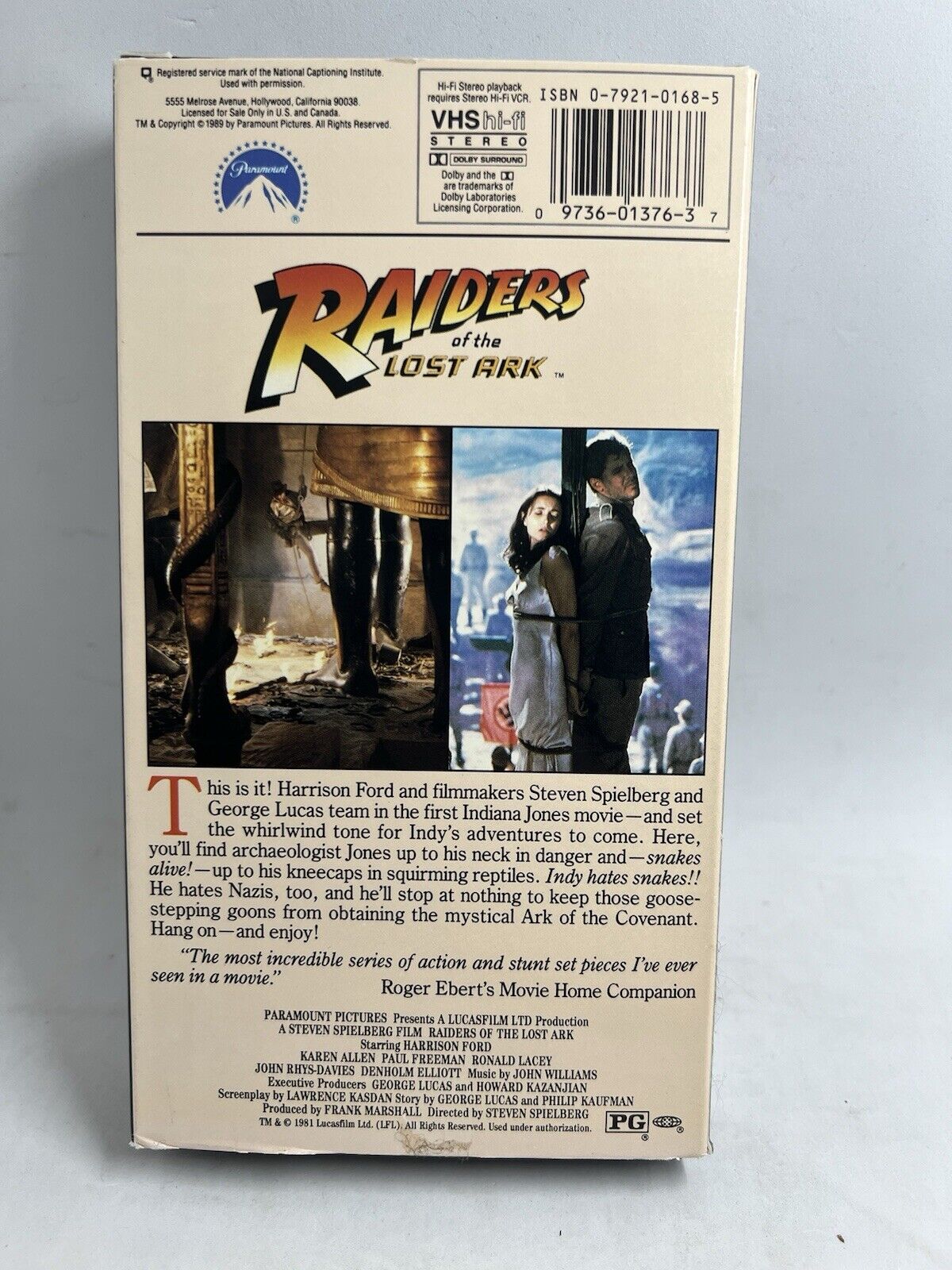 Indiana Jones Set |  Adventure Collection. VHS. 1999,3-Tape Set Bundle Spielberg