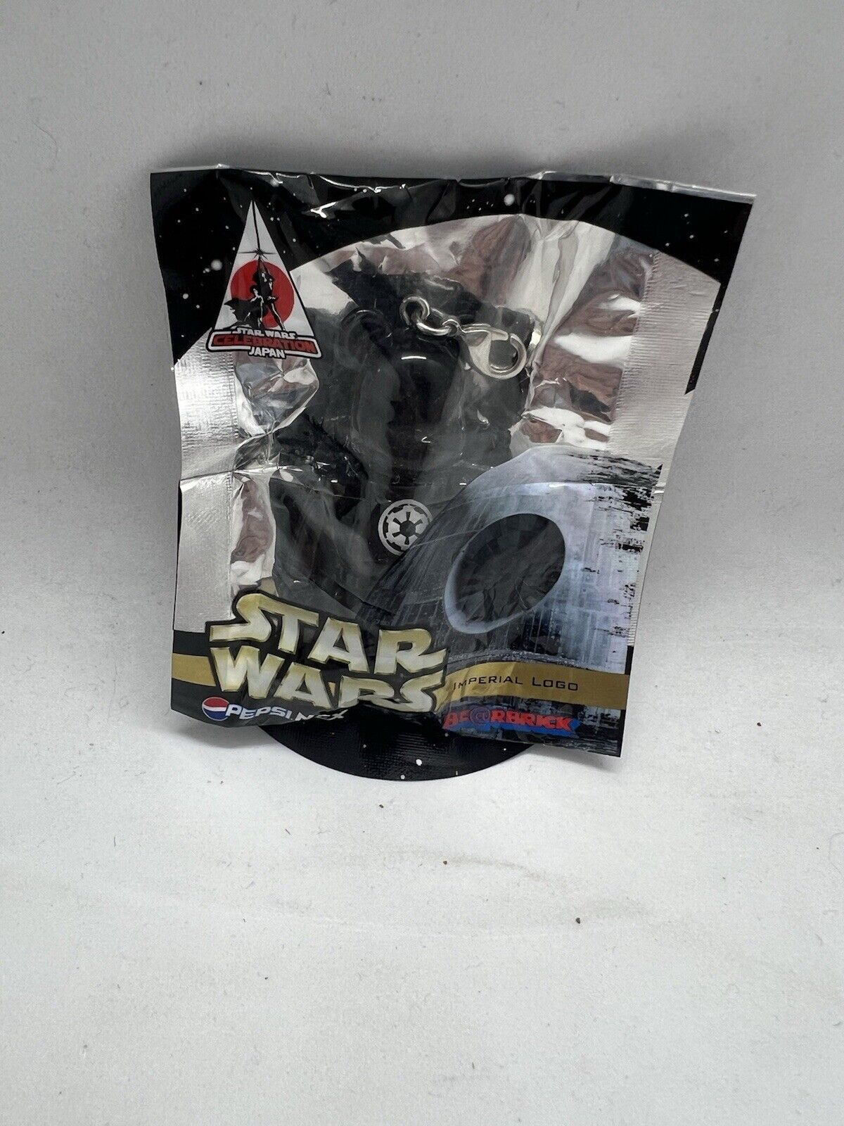 BE@RBRICK Star Wars Small Figure Key Chain Pepsi IMPERIAL LOGO New Sealed 2008