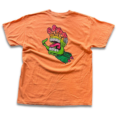 NEW Mars Attacks Santa Cruz 2018 Orange Graphic SS Shirt LARGE Topps Skate Alien