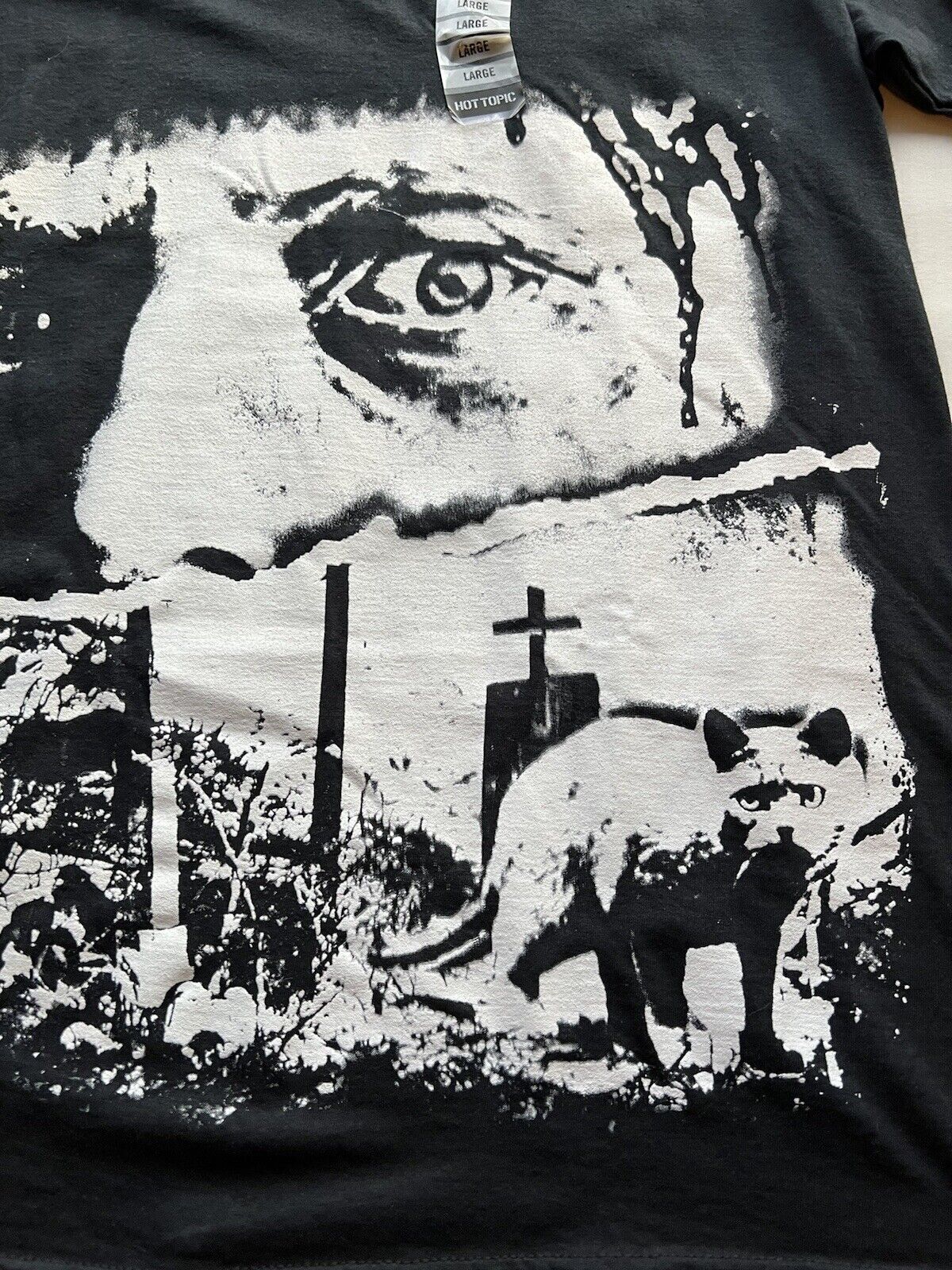 2019 Pet Sematary  NWT Hot Topic. Stephen King Large Graphic Black Cotton TShirt