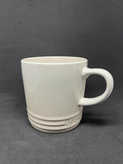 LE CREUSET Meringue Coffee Mug Second Choix 350 ml / 12 oz White Cream Heavy