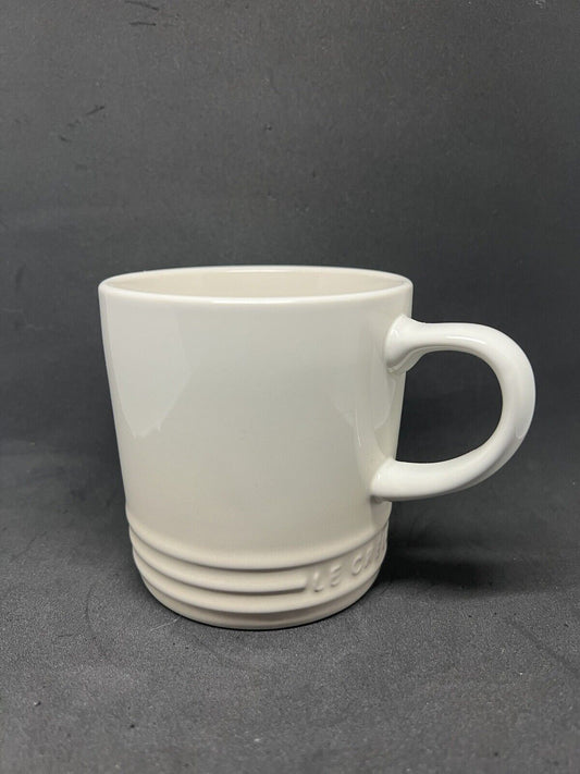 LE CREUSET Meringue Coffee Mug Second Choix 350 ml / 12 oz White Cream Heavy