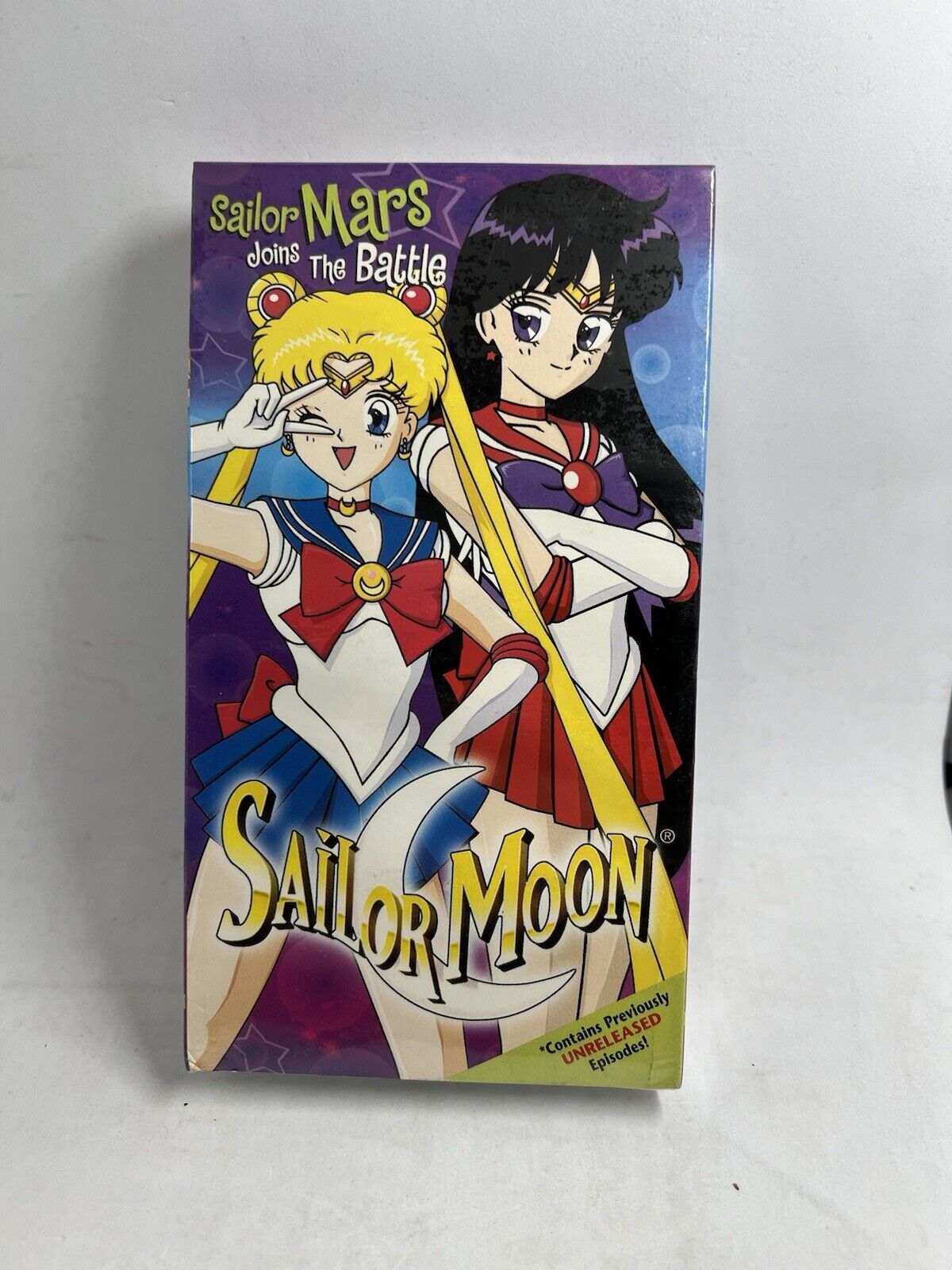 VHS| Sailor Moon: Sailor Mars Joins The Battle | ADV Films 2000 Anime 90’s