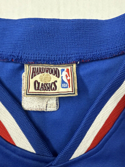 VTG Majestic NBA Hardwood Classics 2XL XXL New Jersey Nets Warm-Up SNAP Jersey