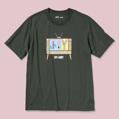 Uniqlo SPY x FAMILY UT Short-Sleeve Graphic T-Shirt DARK GRAY, Size S $24.90 Yor