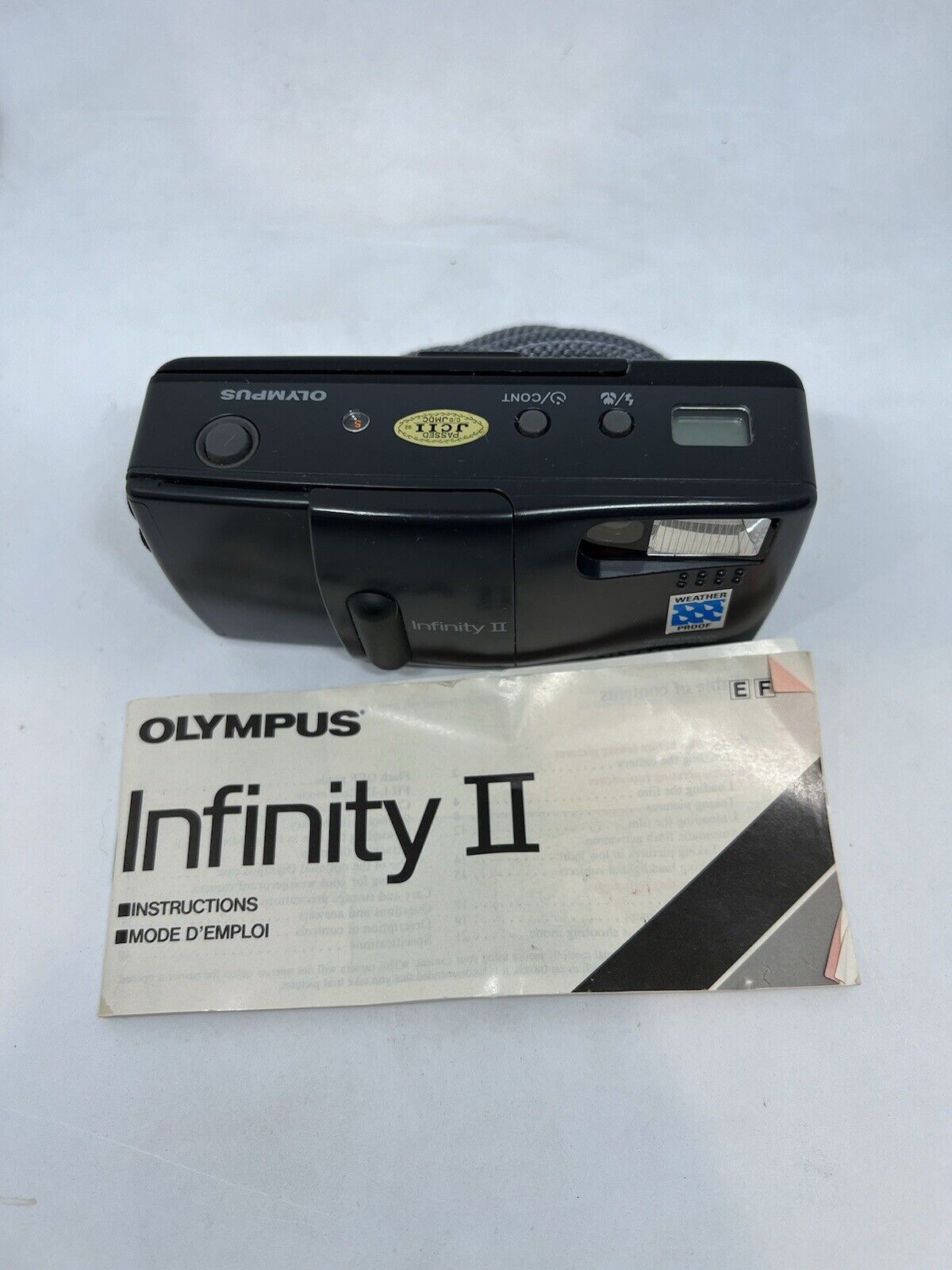 OLYMPUS INFINITY II 2 Camera 35MM 1:2.8 WEATHER PROOF CLEAN With Manual