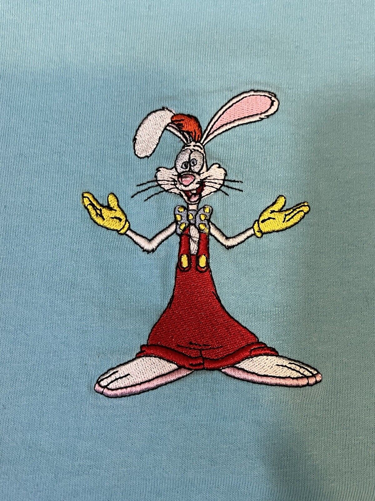 The Hundreds X Roger Rabbit Shirt Men Small Blue Shirt Disney Embroidered