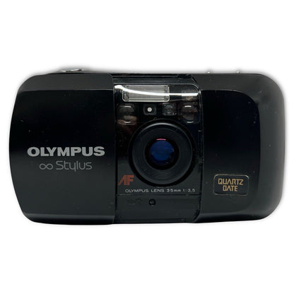 Olympus Infinity Stylus 35mm Point & Shoot Film Camera f/3.5 Lens Black EDC