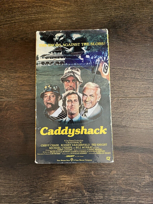 Caddyshack Movie VHS Tape Chevy Chase Rodney Dangerfield Bill Murray 1980 Tested