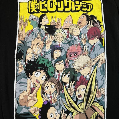 My Hero Academia Anime Characters Small Black Short Sleeve T-Shirt  Funimation