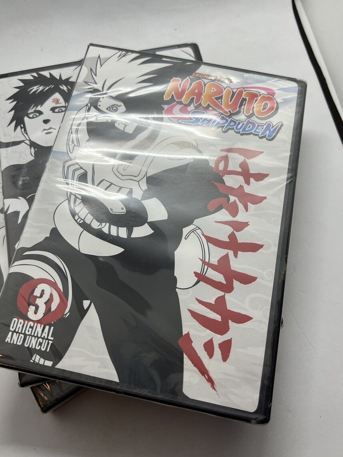 Naruto Shippuden DVD 2007 Volume 1,2,3. Sealed, NiB. Orginal And Uncut. Lot Of 3