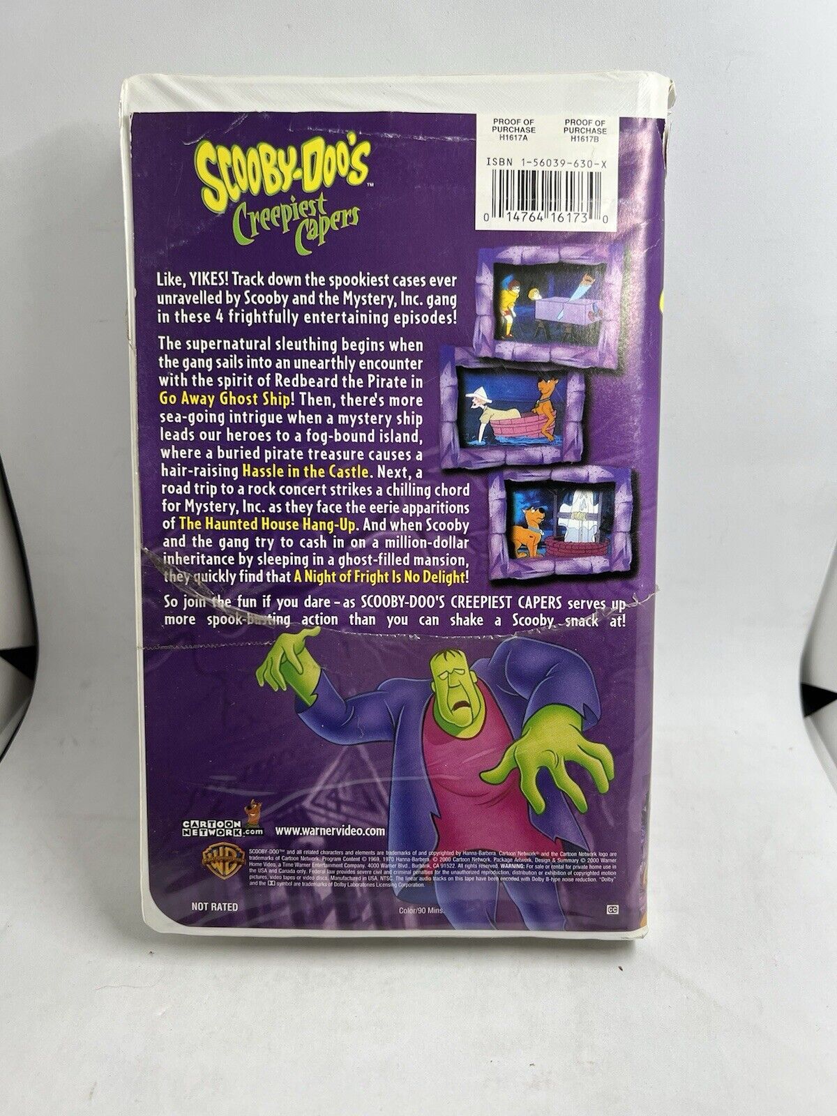 Scooby-Doo's Creepiest Capers (VHS, 2000, Clam Shell) Shaggy Vintage Fred Velma