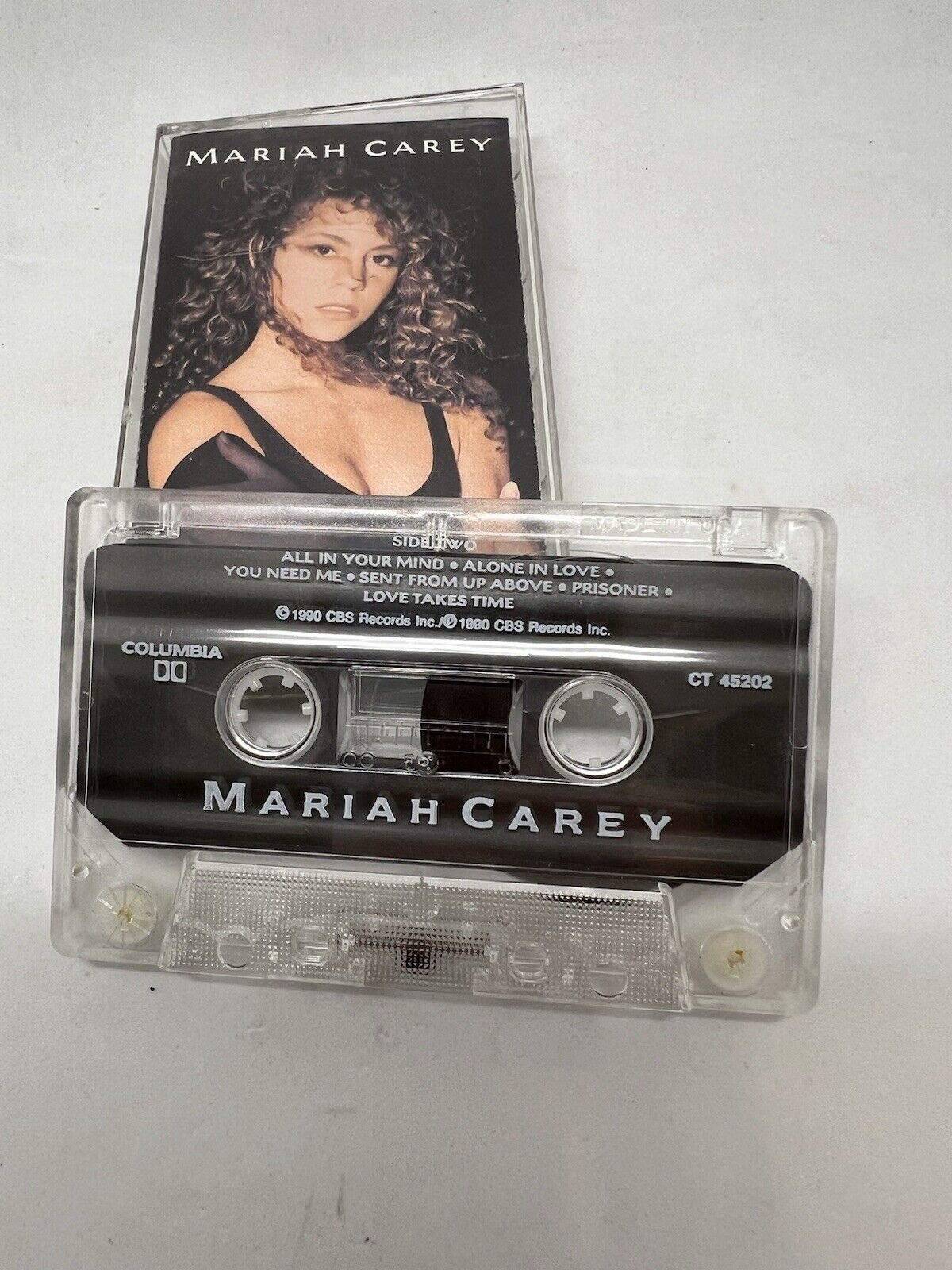 Mariah Carey (1990) Cassette Tape Columbia Records 1990 Self Titled Debut