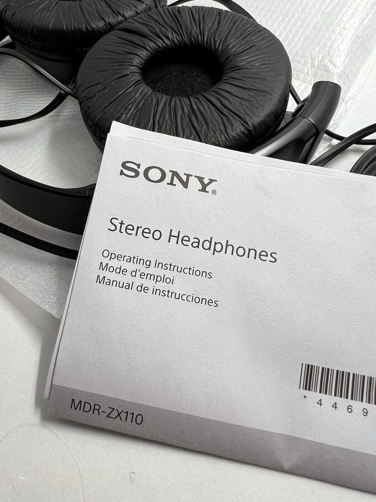 Sony MDRZX110/BLK ZX Series Stereo Headphones Wired Swivel Black