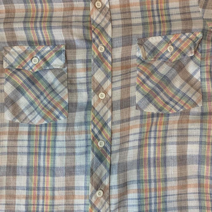 Vintage Mervyns Mens Button Up