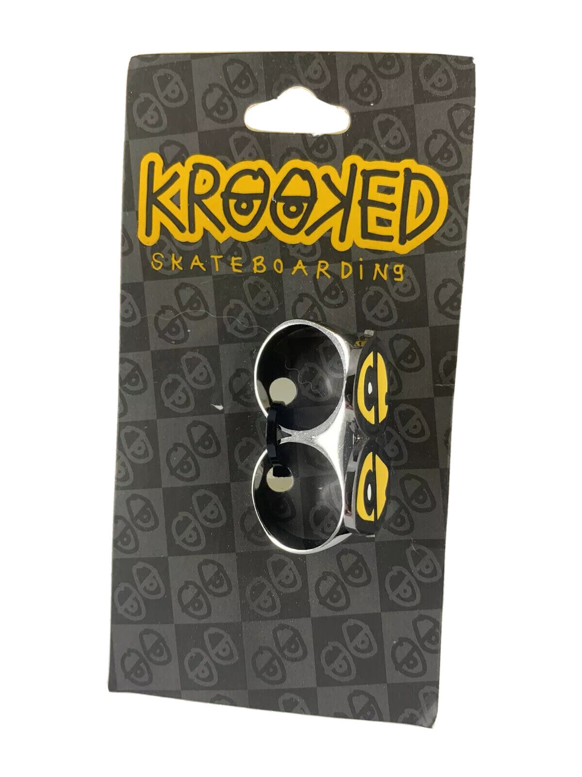 Sold Out Online! Krooked Skateboarding Unisex Double Finger Ring. 9.5/10.5