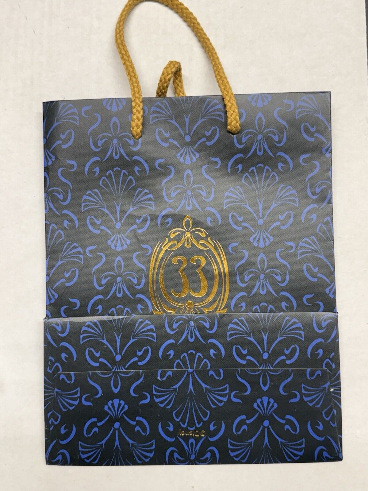 Club 33 Gift Bag, Small Club 33 Disney Souvenir Gift Bag, Disneyland Collectible