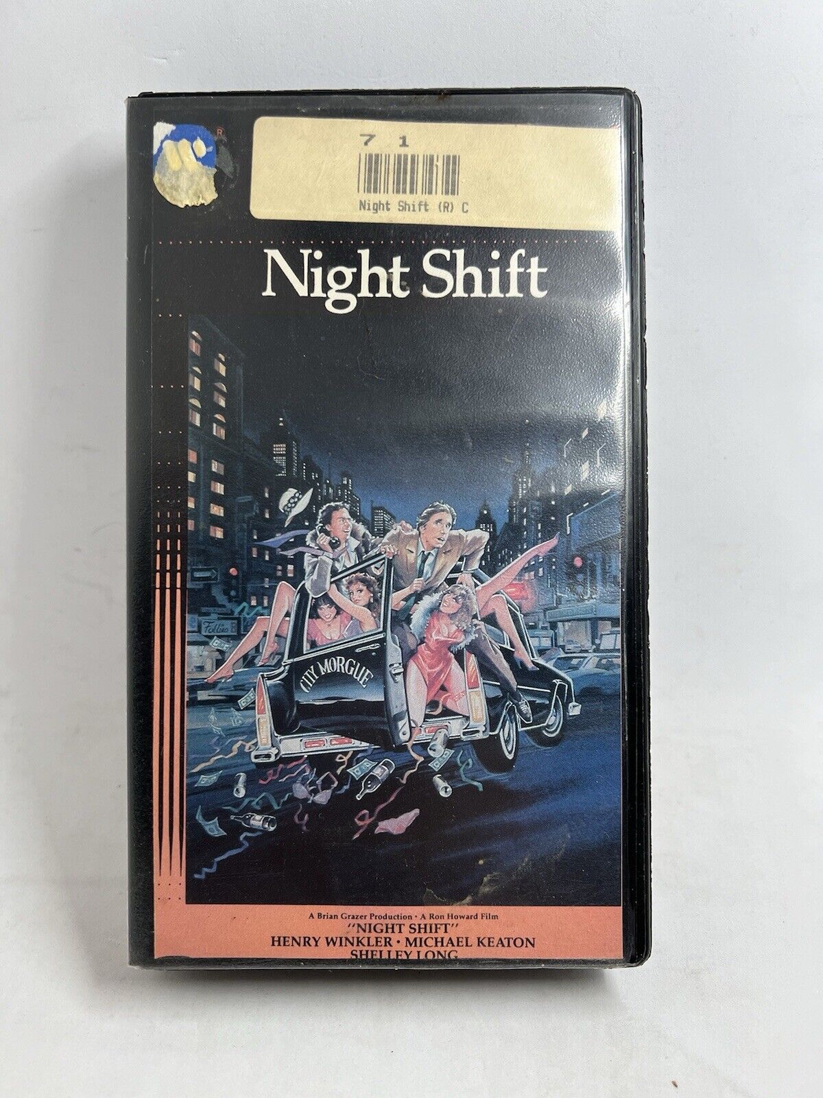 NIGHT SHIFT WARNER HOME VIDEO Clamshell VHS MICHAEL Keaton Tested Vintage Film