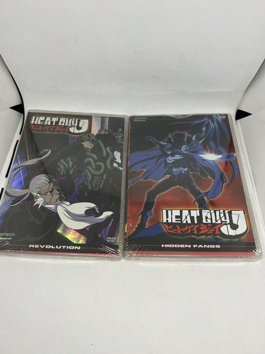 2 Lot Heat Guy Anime DvD Bundle. Evolution. Hidden Fang.