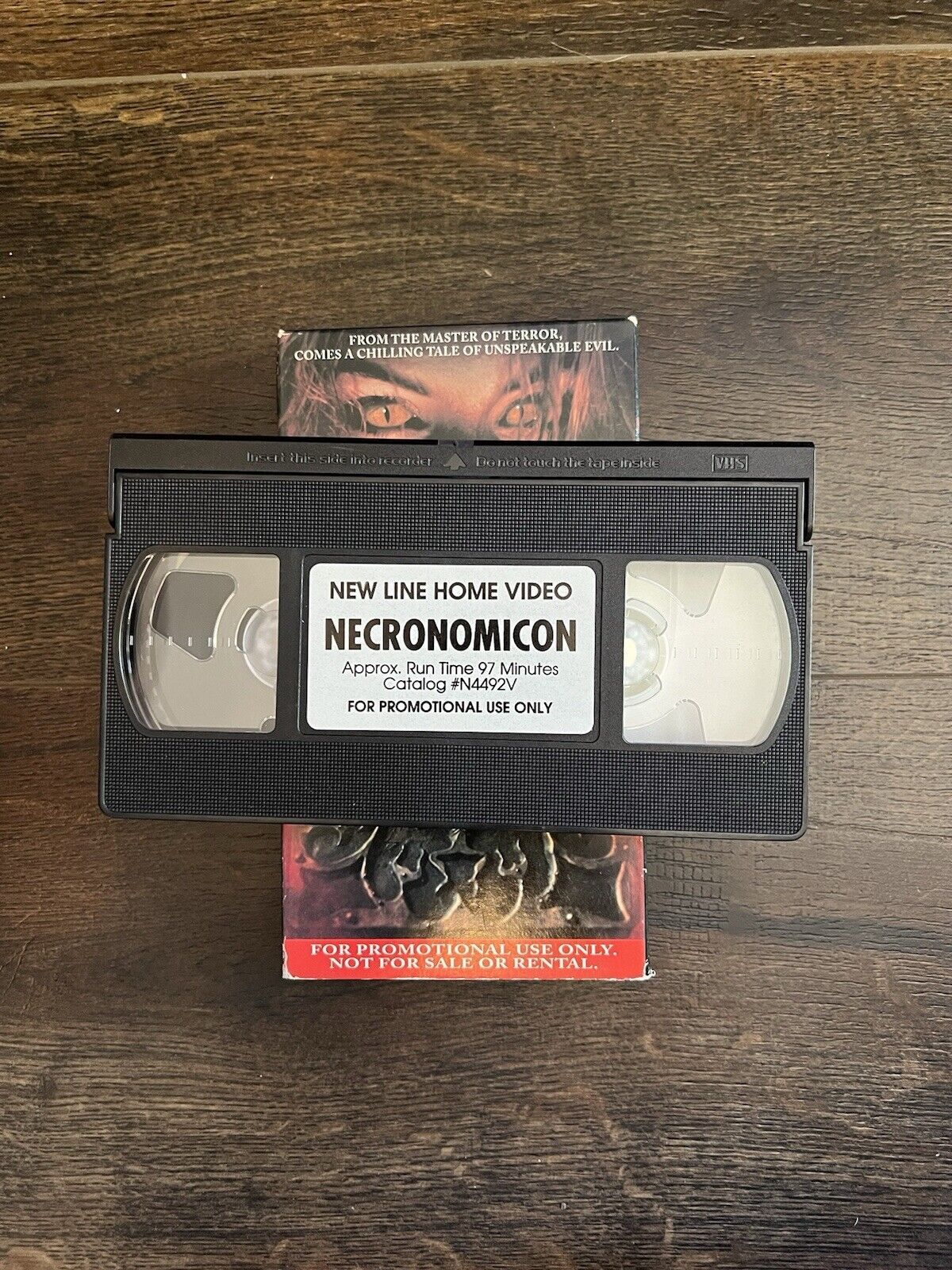 H.P. Lovecraft's Necronomicon: Book of the Dead Movie VHS Jeffrey Combs Tested