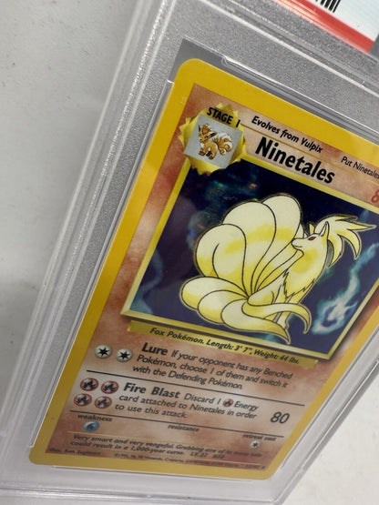 PSA 6 Ninetales Pokemon TCG Ex-MT  Base Set 13/130 BGS PSA GRADED VINTAGE Retro