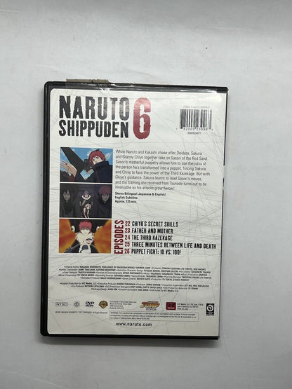 Naruto: Shippuden, Vol. 6 (DVD, 2010) Like New. See Photos. Sasori