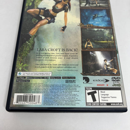 Lara Croft: Tomb Raider Legend (Sony PlayStation 2, 2006) CIB PS2