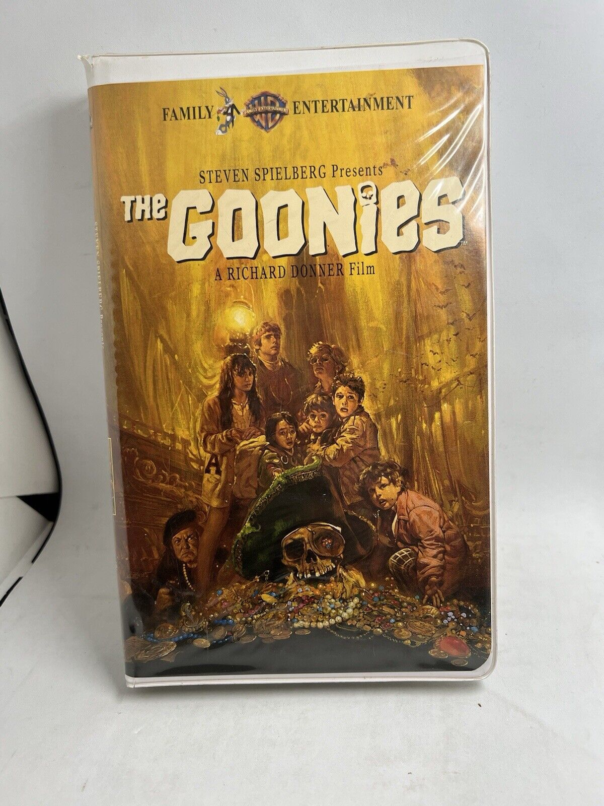 The Goonies | 1985 VHS 1994 Release White Clamshell Movie Vintage 1985 Never Die