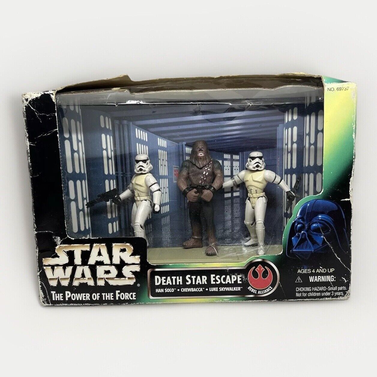 1997 STAR WARS POWER OF THE FORCE DEATH STAR ESCAPE CINEMA SCENE 3 PACK