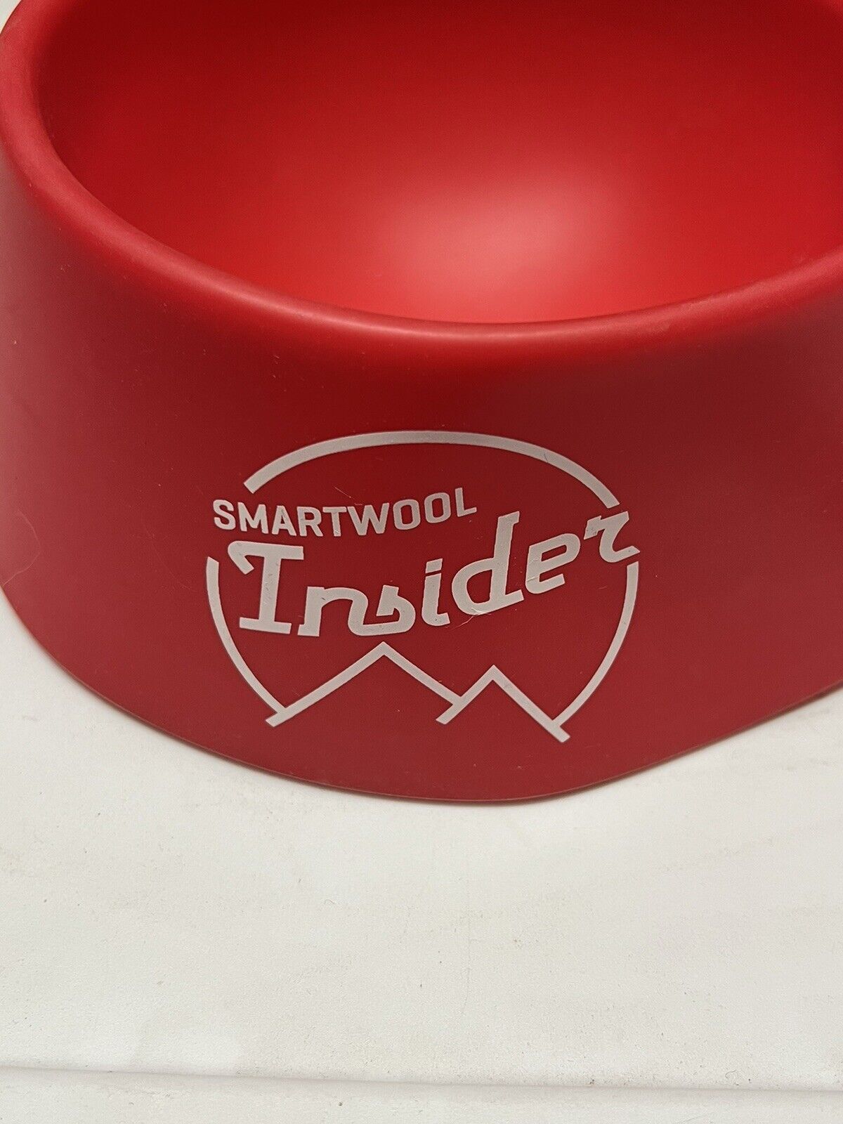 Smartwool Insider Members Only Sili Foldable Pet Bowl Red 32oz Travel Hiking Dog