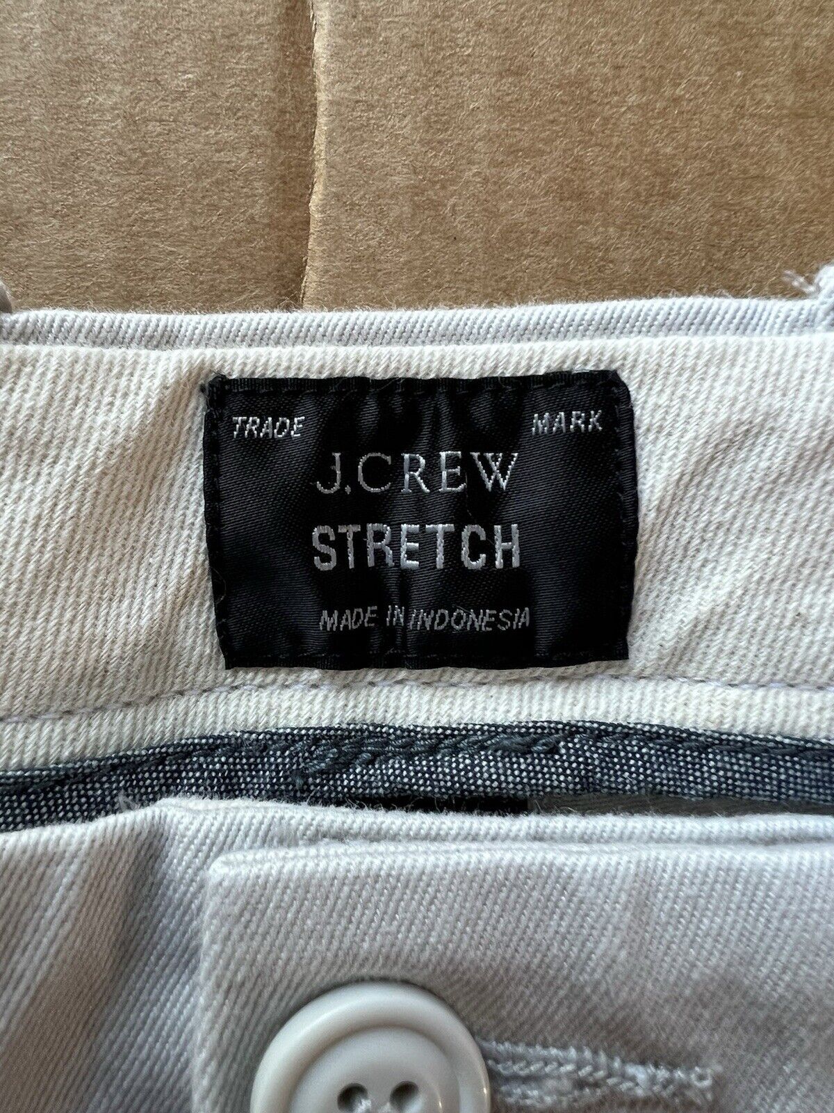 J Crew Pants Mens 32 Chino Flat Front Straight Leg 484 Slim Fit Stretch 32x32