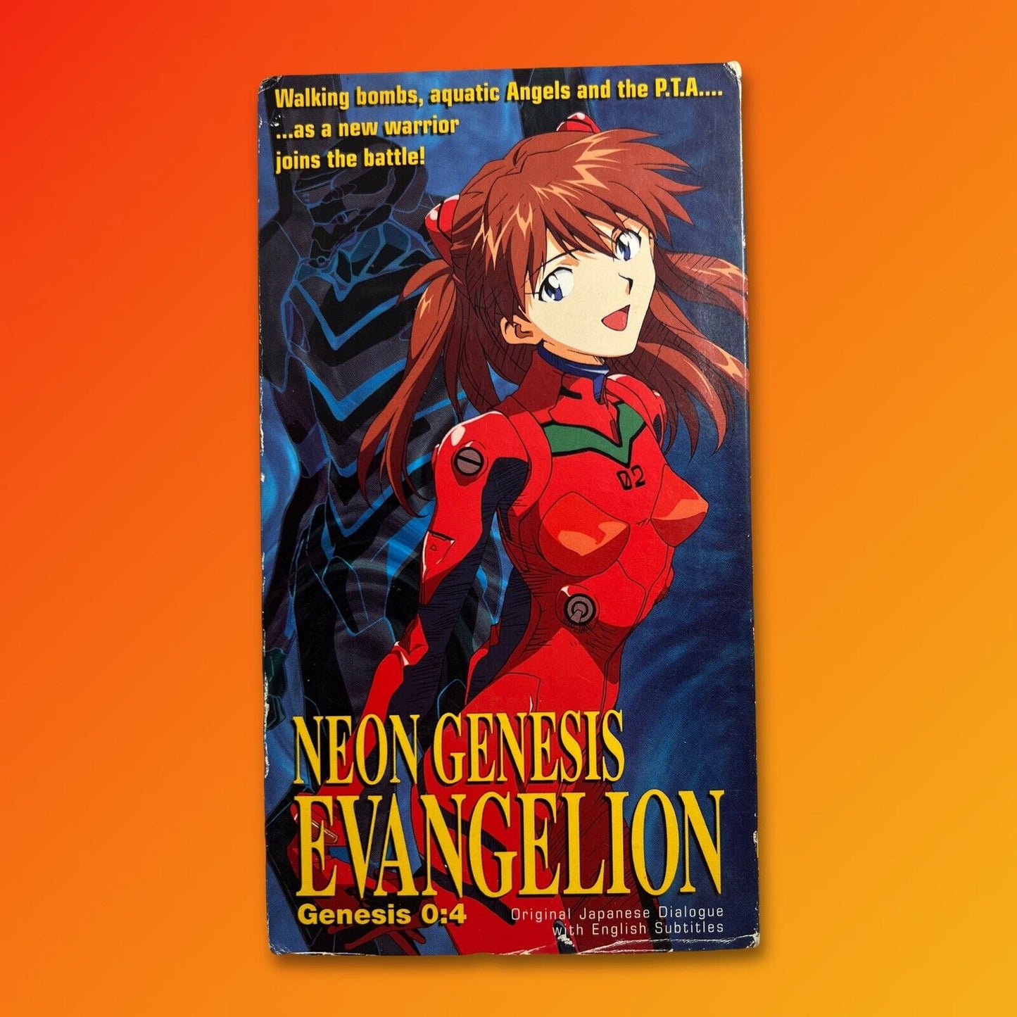 Neon Genesis Evangelion 0:4 (VHS 1996, Japanese, English Subbed) Anime ADV Films