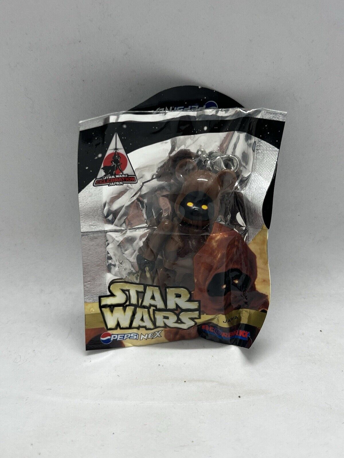 Medicom 2008 Star Wars Celebration Japan Pepsi Be@rbrick JAWA Key Chain Ring