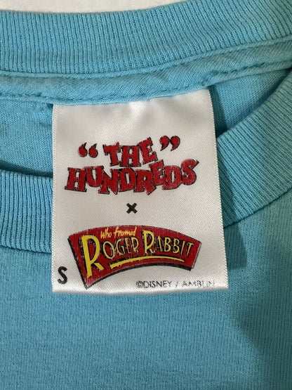 The Hundreds X Roger Rabbit Shirt Men Small Blue Shirt Disney Embroidered