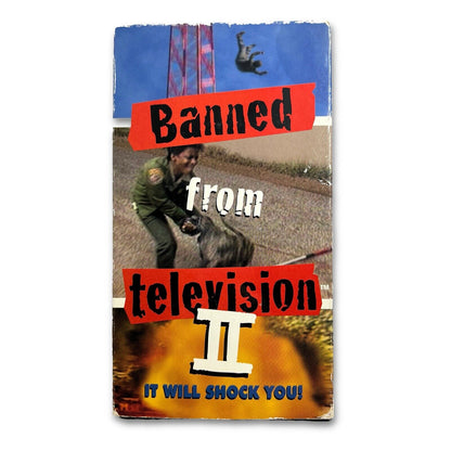 BANNED FROM TELEVISION 2 VHS Tape 1998 Caught on Camera Not Rated Tonya Harding