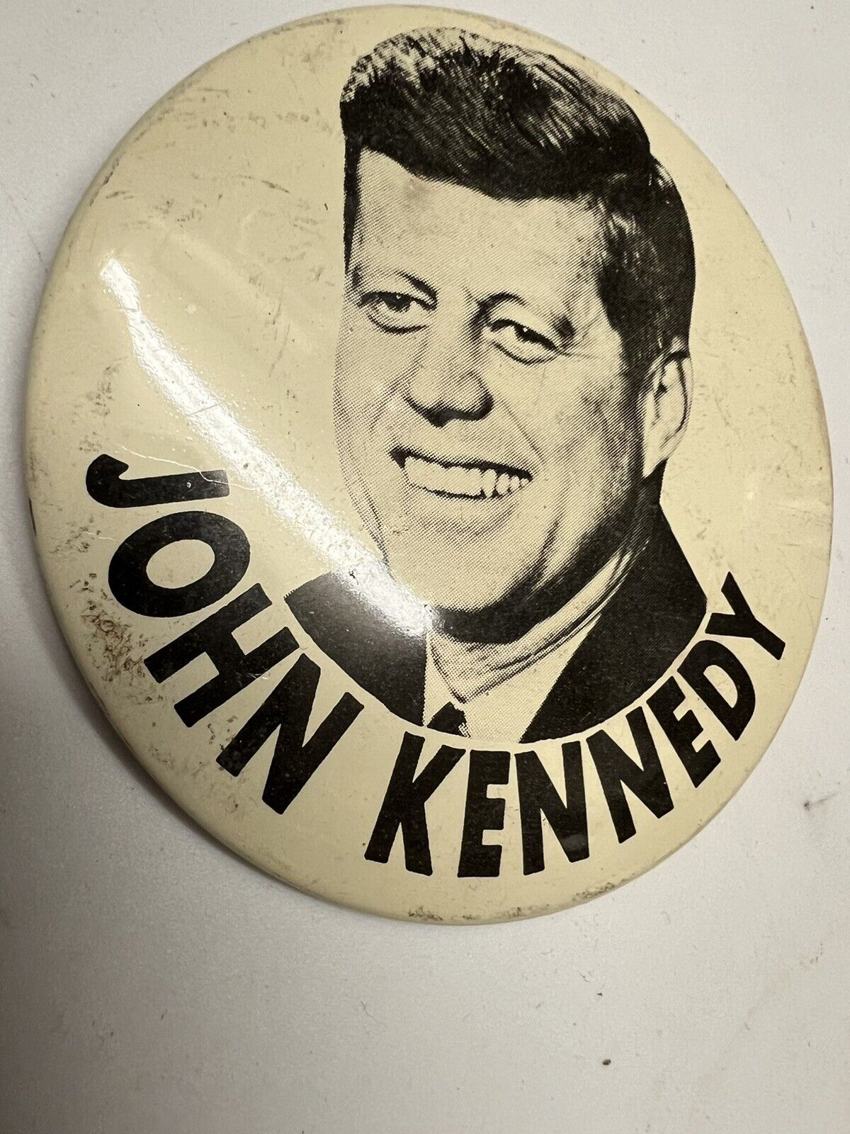 RARE John F. Kennedy JFK 1960 Campaign pin Button Political A.A.A. Novelty 3"W