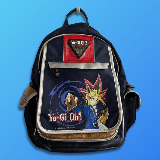 1996 Yu-Gi-Oh Backpack Duel Monster Millenium Eye Strap Bag RARE Exodia Card