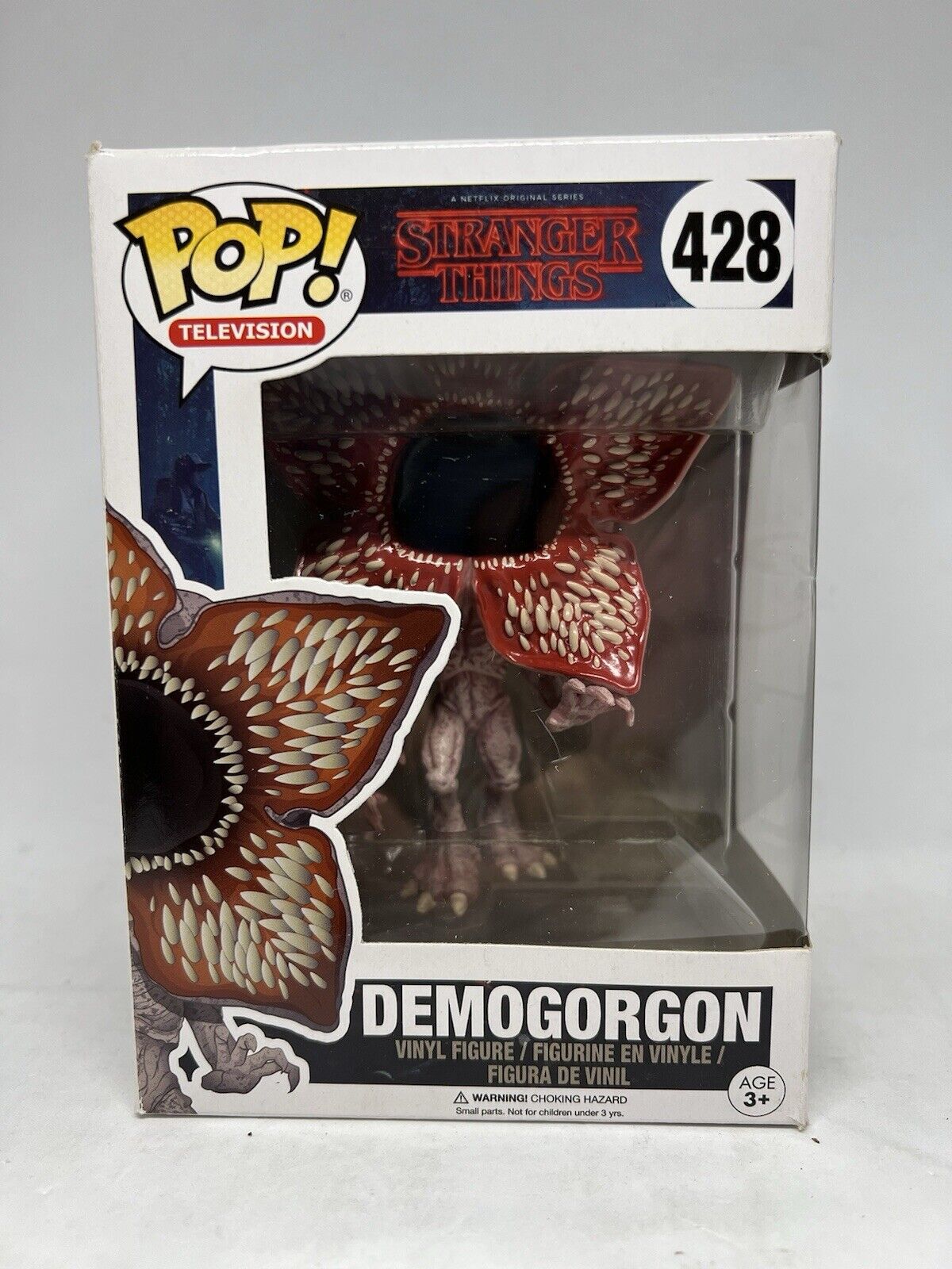 Funko Pop! Television Stranger Things Demogorgon Open Face Mouth #428 With Case