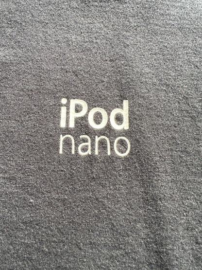 Apple “Ipod Nano” 1,000 Songs. AA Double Sided T Shirt Vintage 2000 Black Size S