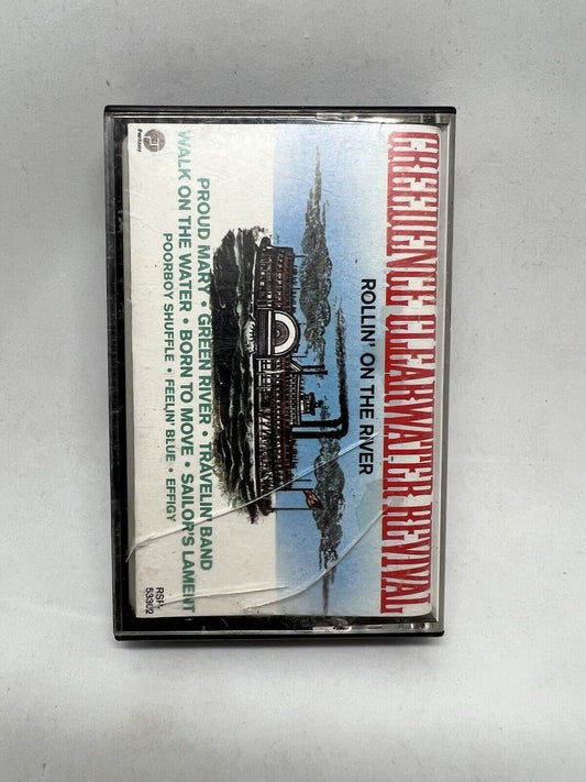 1988 Creedence Clearwater Revival Rollin On The River Cassette Tape Rock Classic