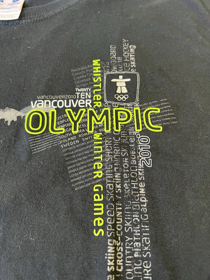 Vintage 2010 Vancouver Olympics Canada Shirt Size Adult Medium Official License