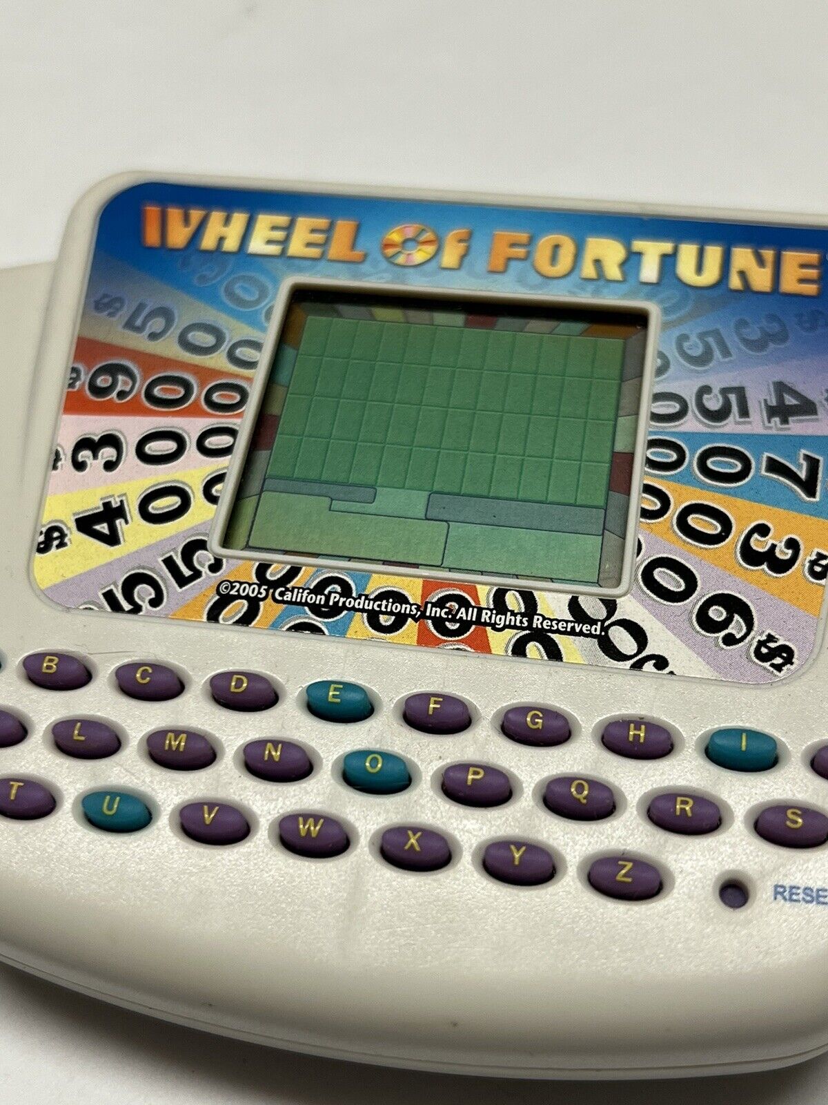 Wheel of Fortune Portable Electronic Handheld Game Califon Productions 2005 Test