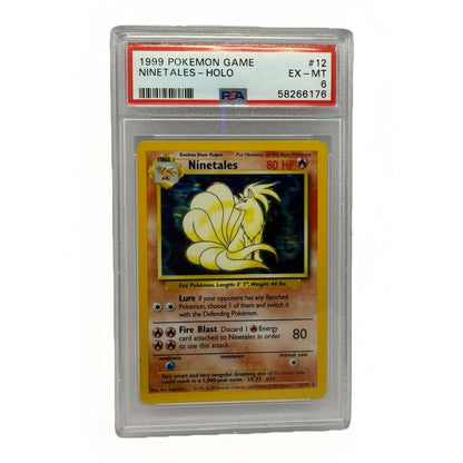 PSA 6 Ninetales Pokemon TCG Ex-MT  Base Set 13/130 BGS PSA GRADED VINTAGE Retro